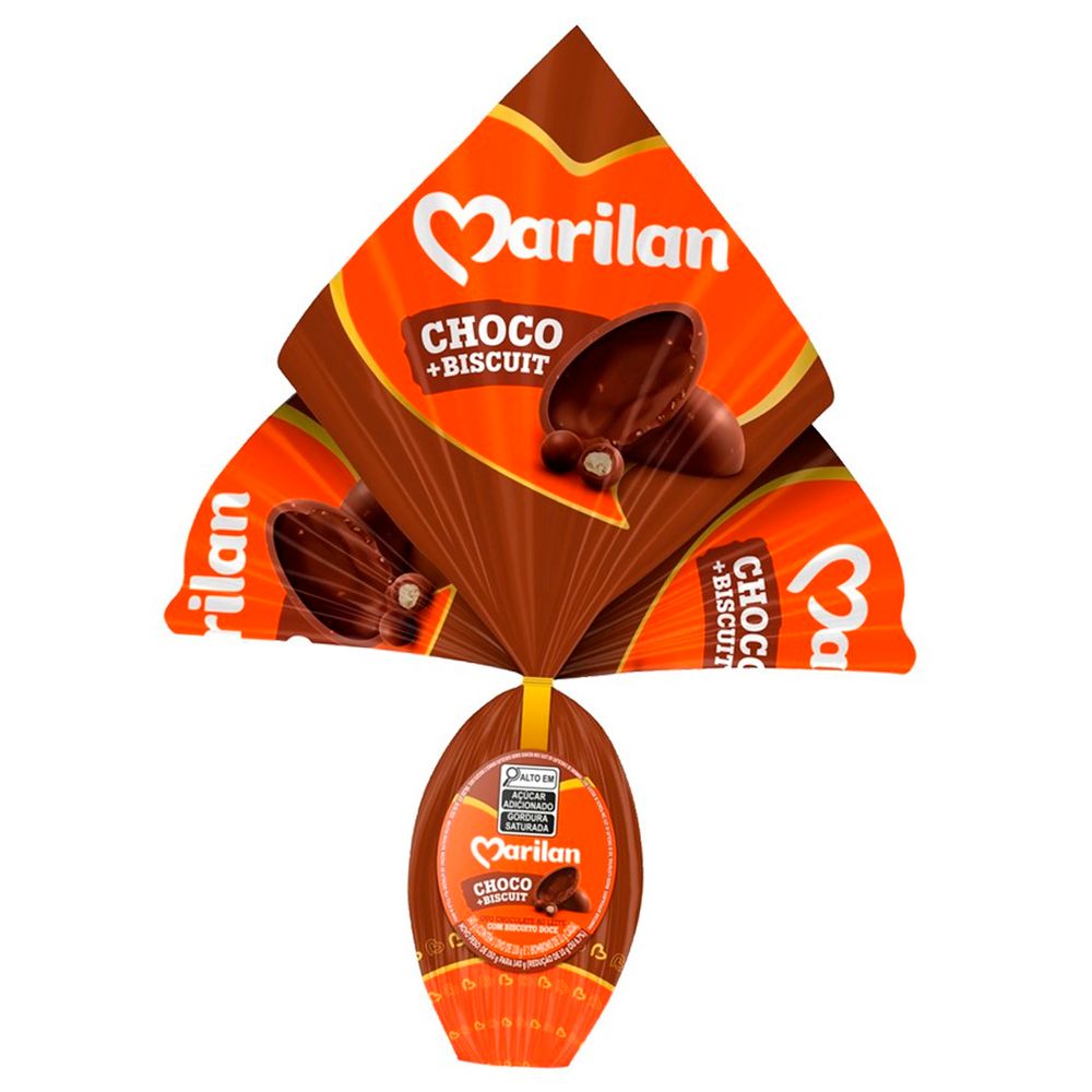 Ovo de Pascoa Marilan Choco Biscuit 140g - TopCau-2-